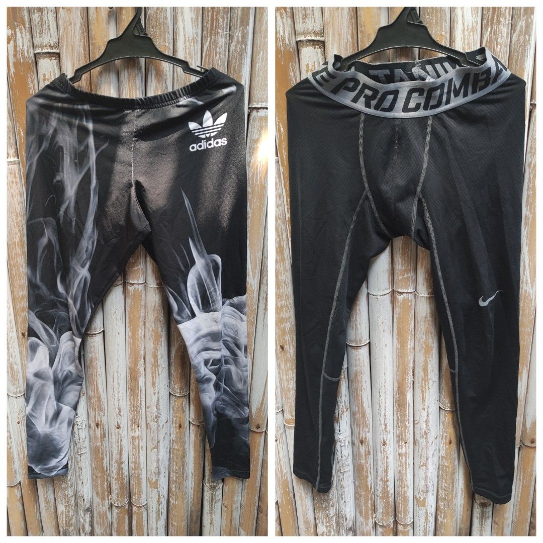 adidas x Rita ora Nike pro combat compression unisex size small authentic set pair Women s Fashion Activewear on Carousell