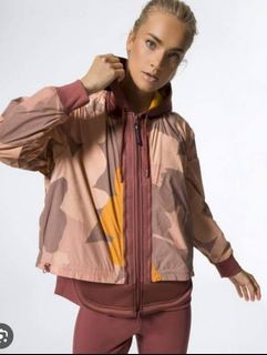 Adidas x stella mccartney orange 2 in 1 jacket yoga 100% original authentic jaket bomber wanita women wine yellow sport olahraga
