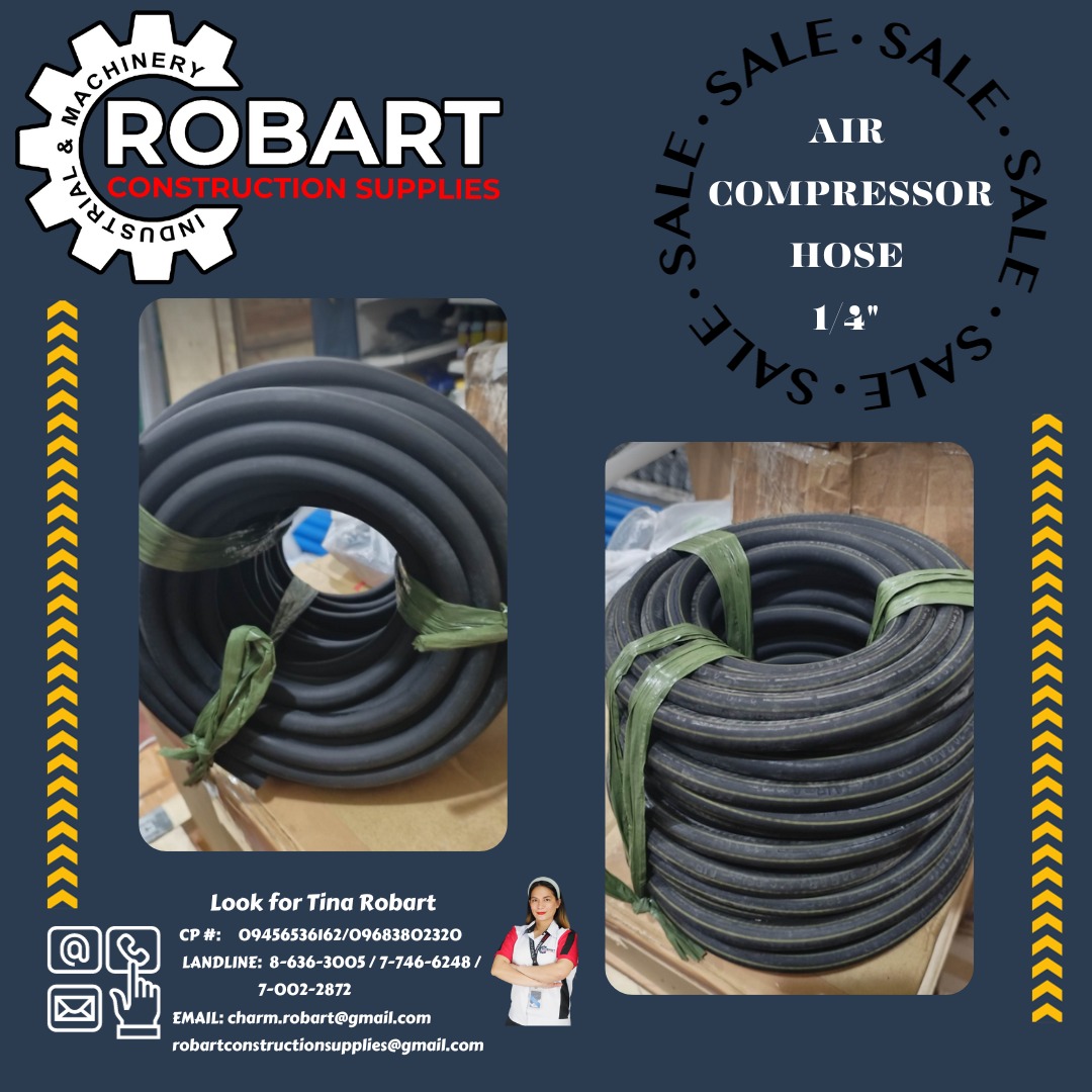 Air Compressor Hose 1/4", Commercial & Industrial, Construction ...