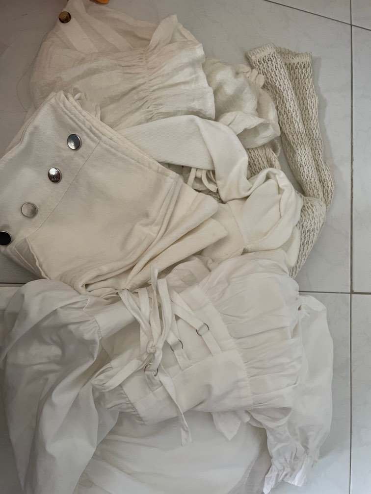 All white/beige grab bag, Women's Fashion, Dresses & Sets, Sets or