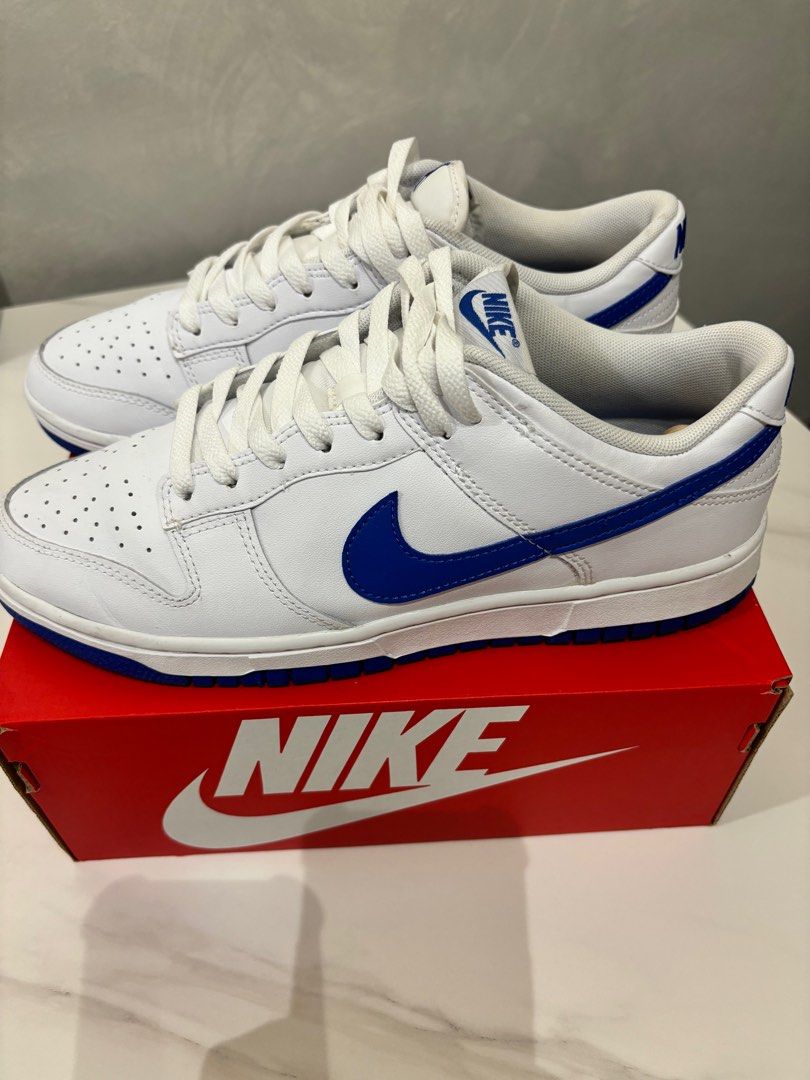 White and blue nikes new arrivals
