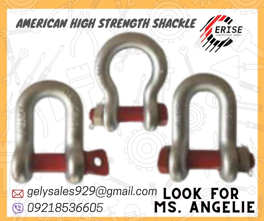 AMERICAN HIGH STRENGTH SHACKLE, Commercial & Industrial, Construction ...