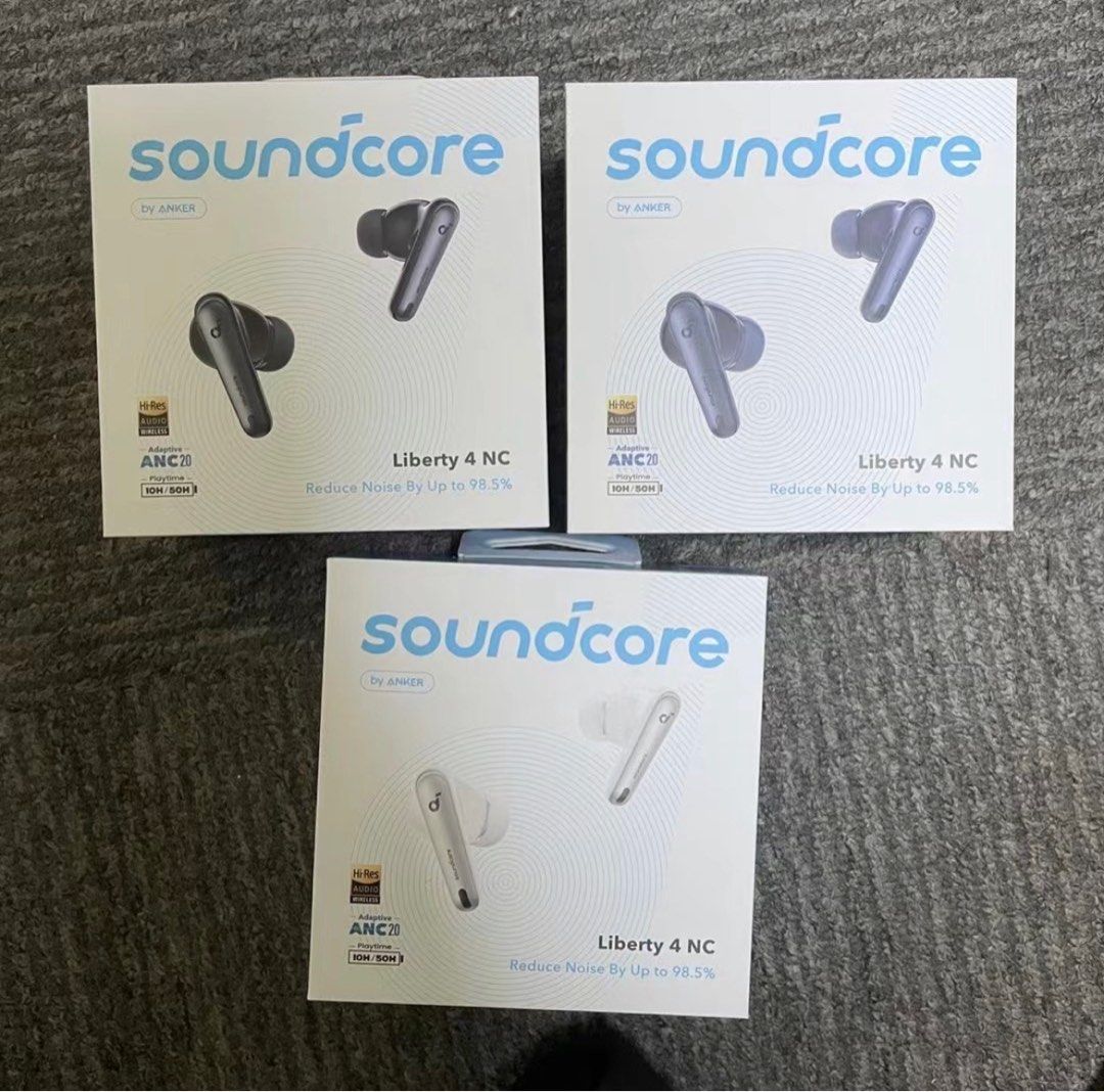 原裝正貨][現貨]Anker Soundcore liberty 4 NC 降噪真藍芽無線耳機(白