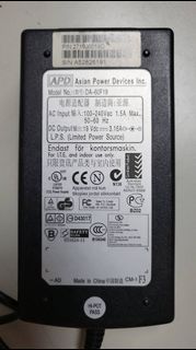 ［二手商品］APD DA-60F19 19V 3.16A 60W 電源供應器/變壓器