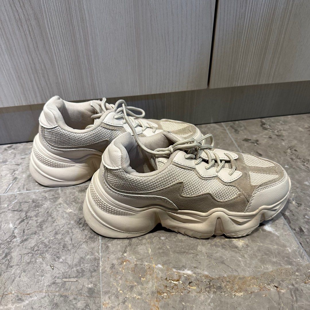ASOS Greige Colour Daddy Sneakers Vintage Sneakers Women s