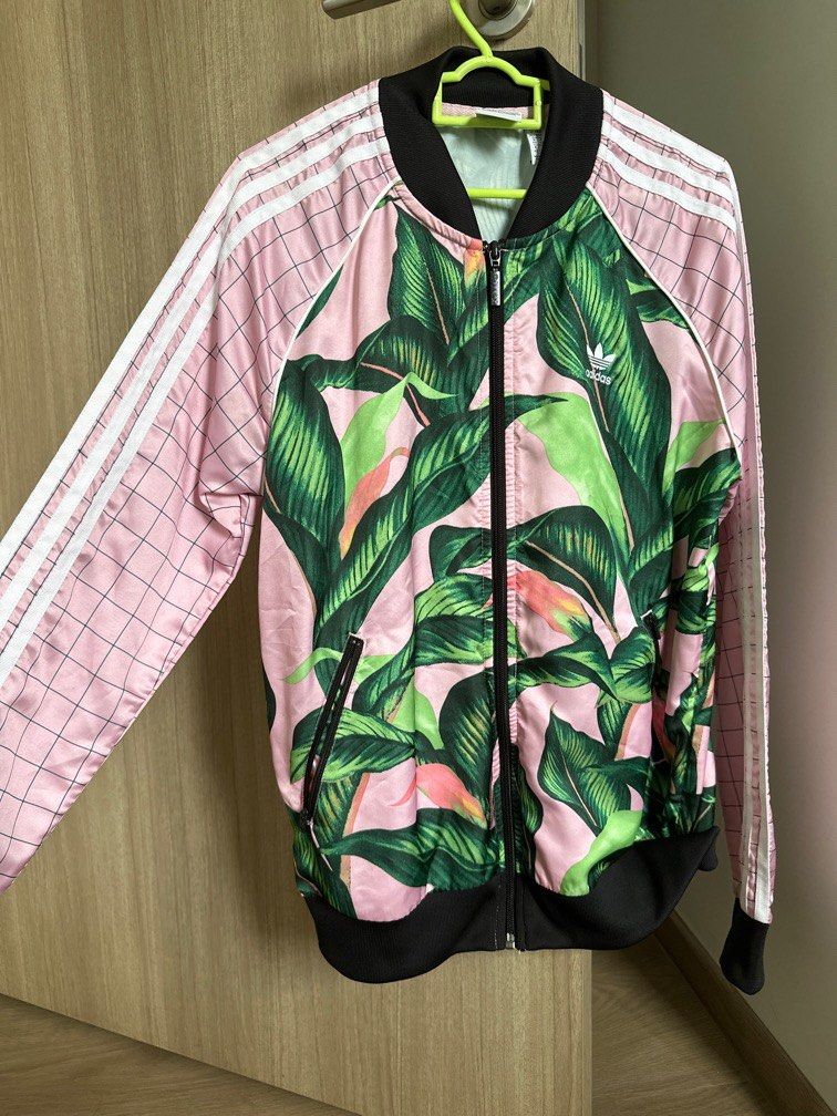 Adidas palm leaf jacket new arrivals