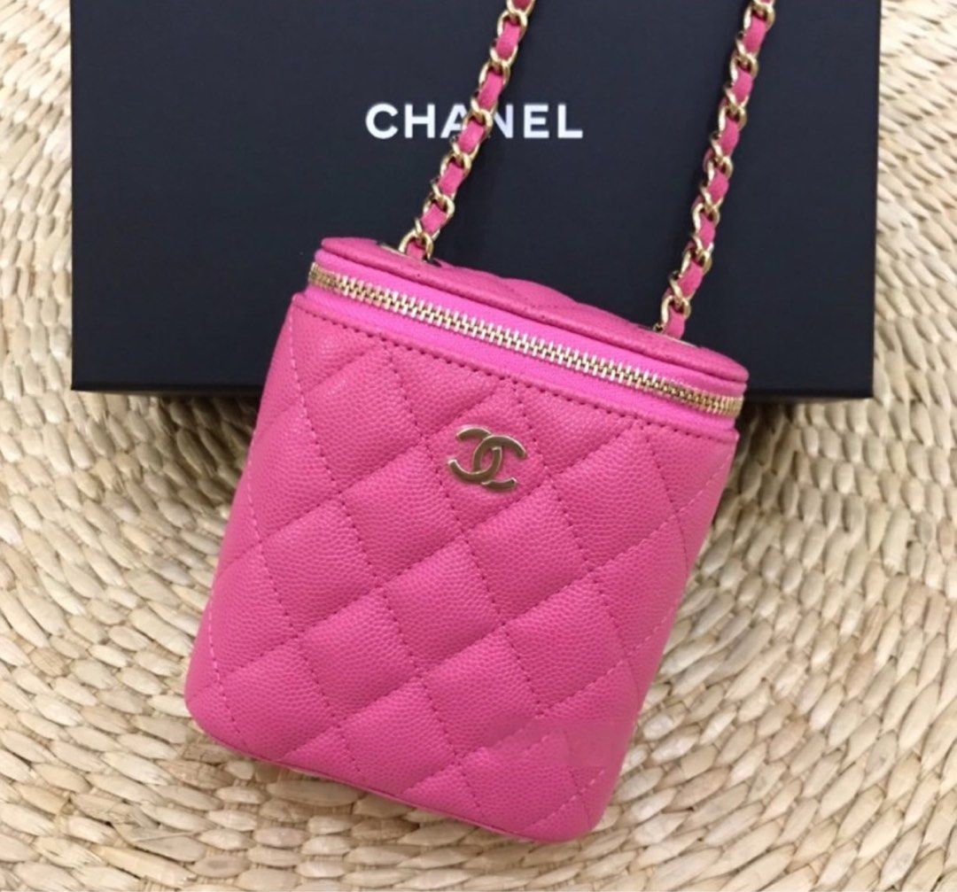 Chanel Vanity Mini Caramel, Luxury, Bags & Wallets on Carousell