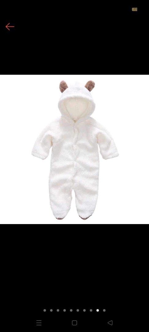 Baby jumpsuit costume (Category: Babies & Kids Fashion) located in Angeles City. Submitted by dicls (Listing ID 1257190235, Image 1). Description: 📌Once used for photoshoot 📌Bought shopee.