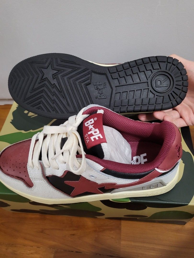Red bapesta clearance