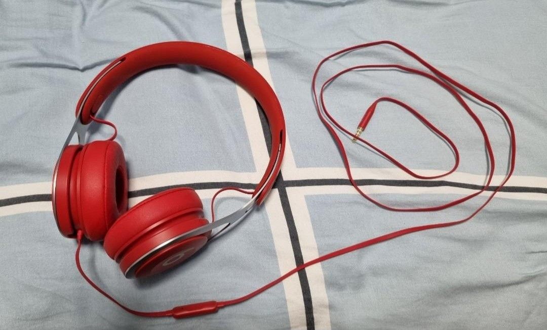 beats by dre red beats EP Audio Headphones Headsets on Carousell