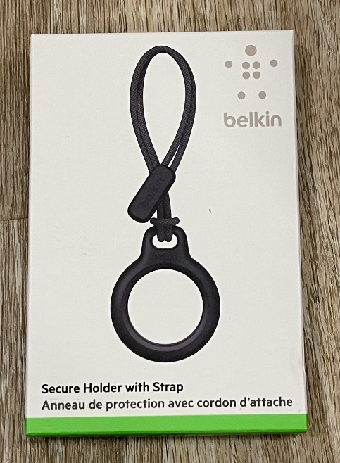 Belkin Secure Holder with Strap for AirTag (4-Pack) - Blue