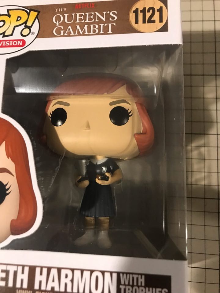 Boneco Funko Pop Beth Harmon Gambito Da Rainha 1121 Netflix