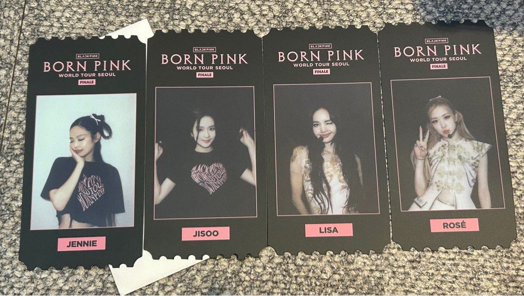 BLACKPINK Born Pink Finale Seoul Concert Weverse Membership Crad 