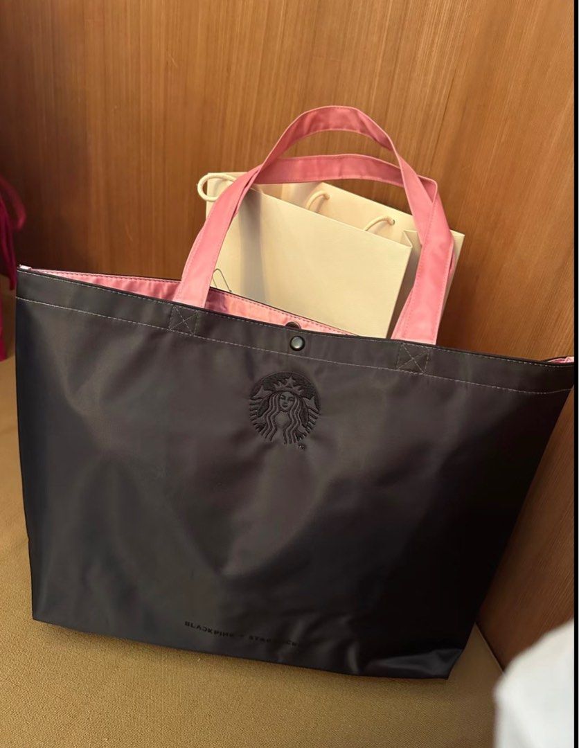 Blackpink Starbucks Tote Bag (Category: Tote Bags) located in Malabon City. Submitted by dindin13 (Listing ID 1257319065, Image 1). Description: - Blackpink Starbucks Collaboration (Tote Bag) -Brand New (Sealed) - On hand - Shipping through lalamove (can send proofs prio) 📍Caloocan.
