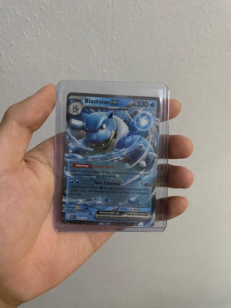 Blastoise ex - 009/165 - SV: Scarlet and Violet 151 - Pokemon