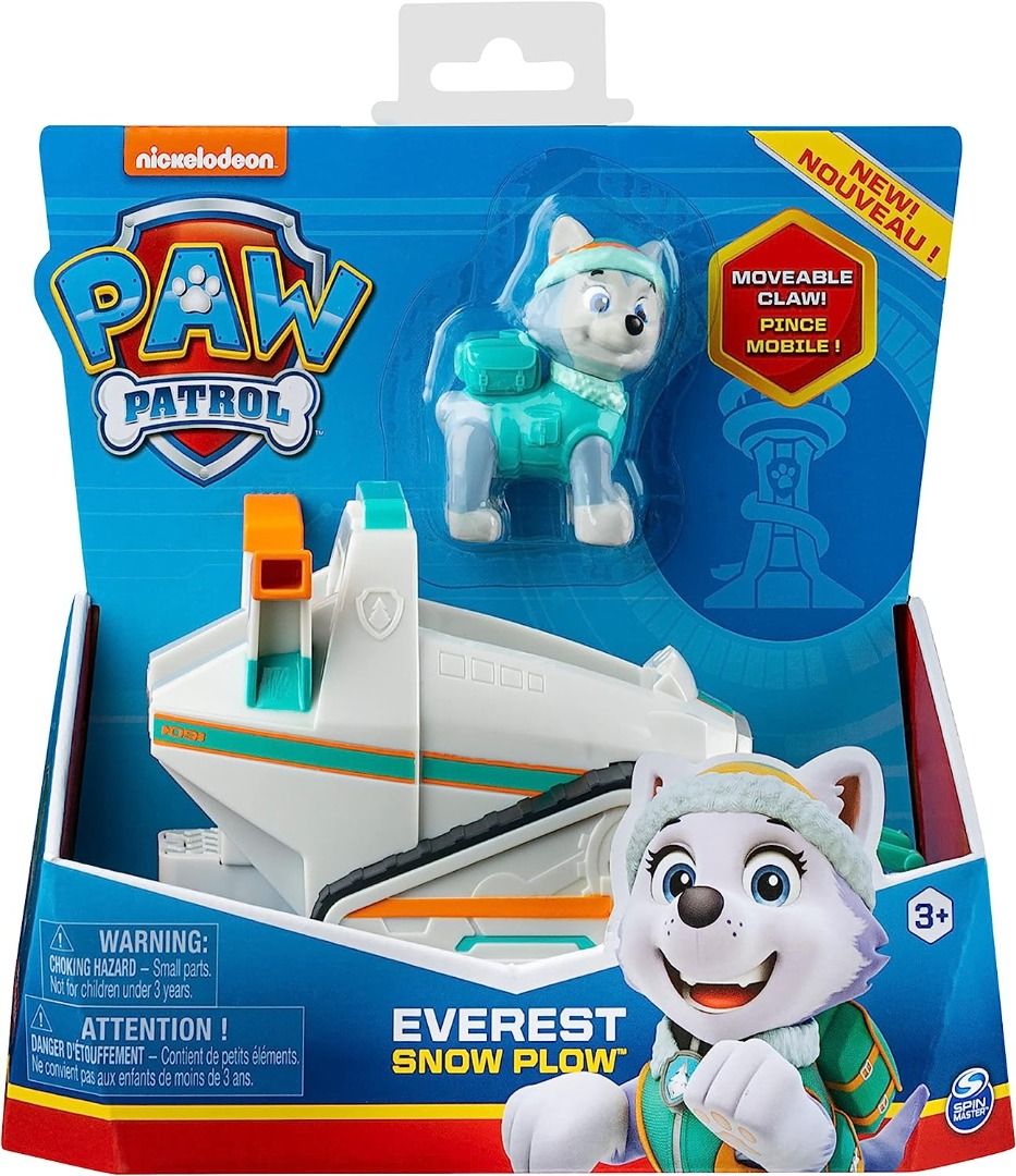 BNIB Paw Patrol Everest s Rescue Snowmobile Vehicle and Figure Hobbies Toys Toys Games on Carousell