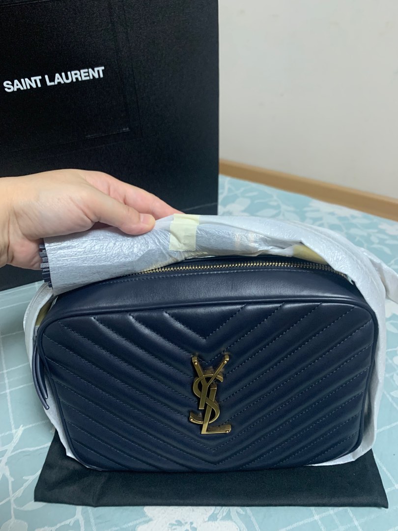 SAINT LAURENT LE MONOGRAMME CAMERA BAG IN CASSANDRE CANVAS AND SMOOTH  LEATHER, Luxury, Bags & Wallets on Carousell
