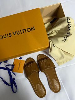 Louis Vuitton Sunset Flat Comfort Mules Gold - Klueles