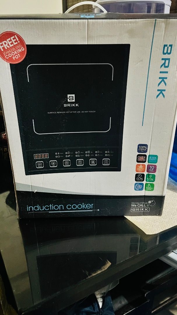 Brikk Induction Stove, Furniture & Home Living, Kitchenware & Tableware