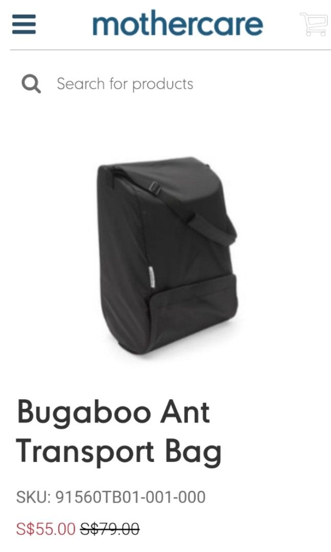 Bugaboo ant hotsell mothercare