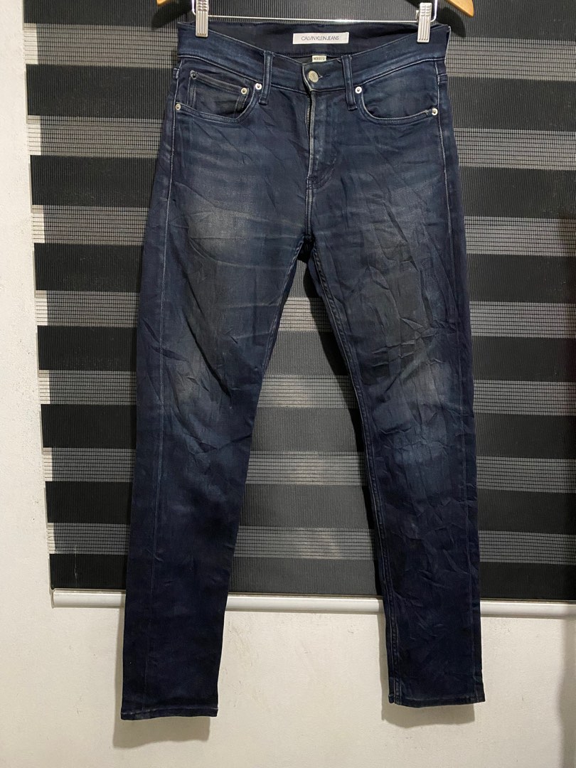 Navy Dark Wash Denim Jeans