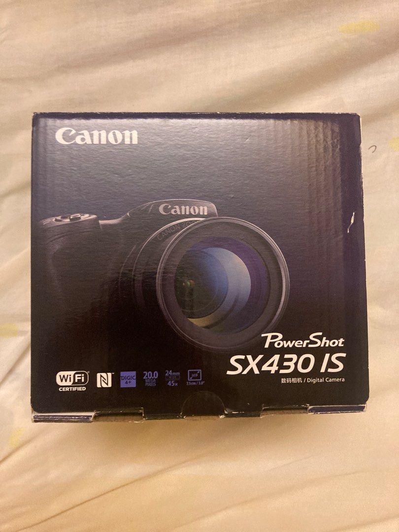 Canon Powershot SX430 IS 旅行小型數碼相機, 攝影器材, 相機- Carousell