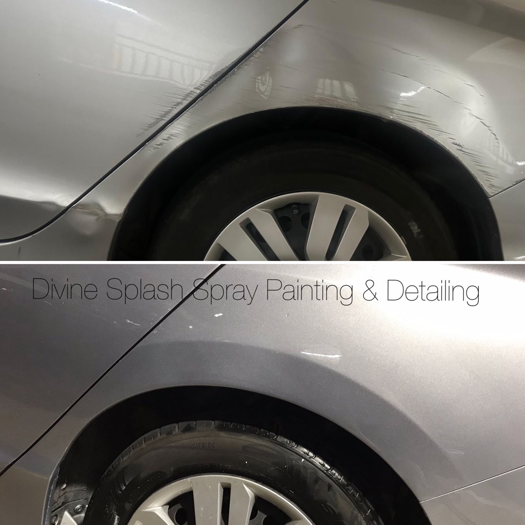 Car Spray Painting. paint damages respray, Car Accessories, Car