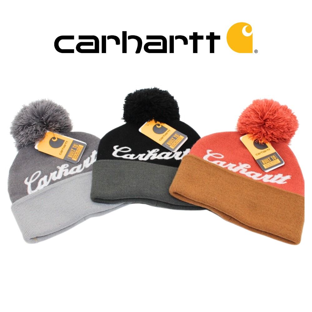 Carhartt Women's Knit Pom Cuffed Beanie