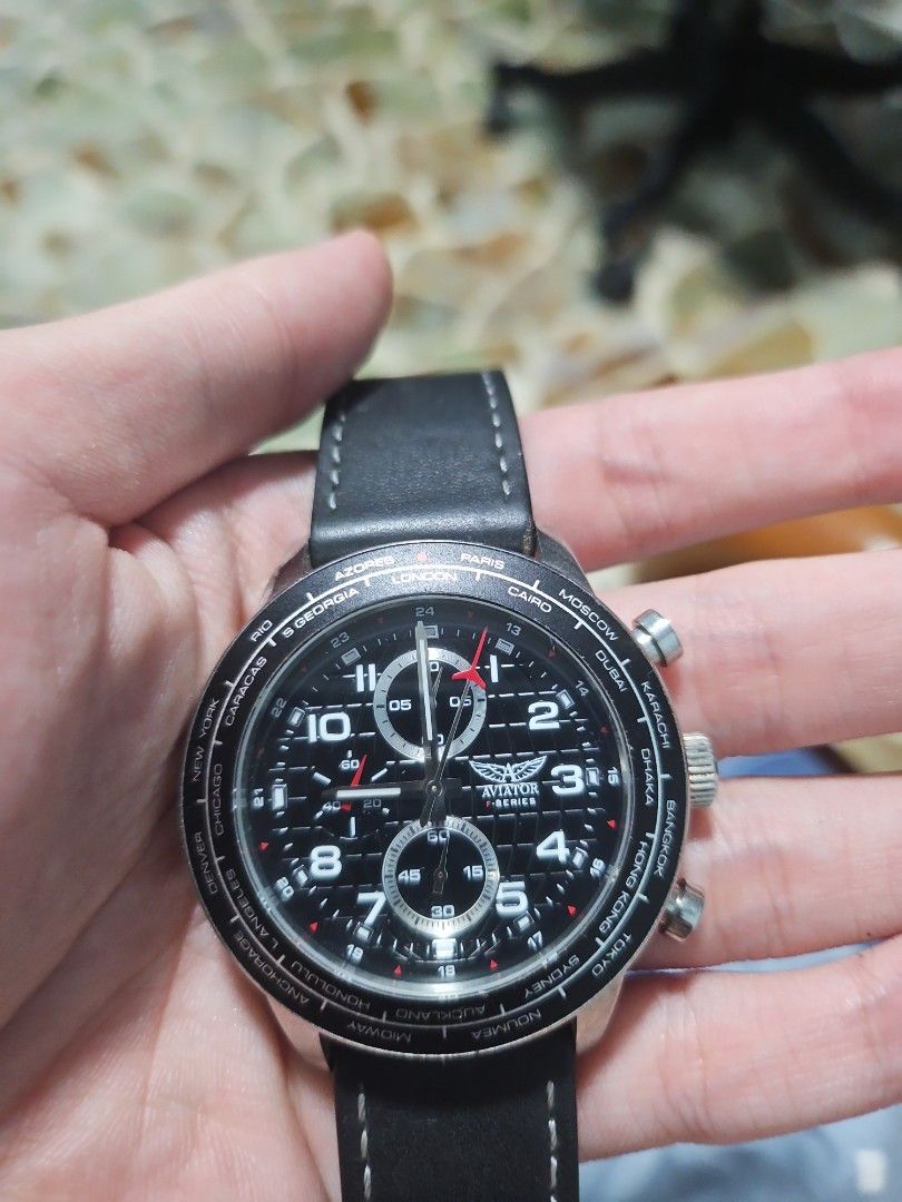Casio aviator 2024 chronograph watch