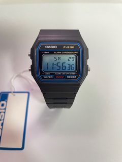 Casio F91-W Gradient Filter Mod Ocean