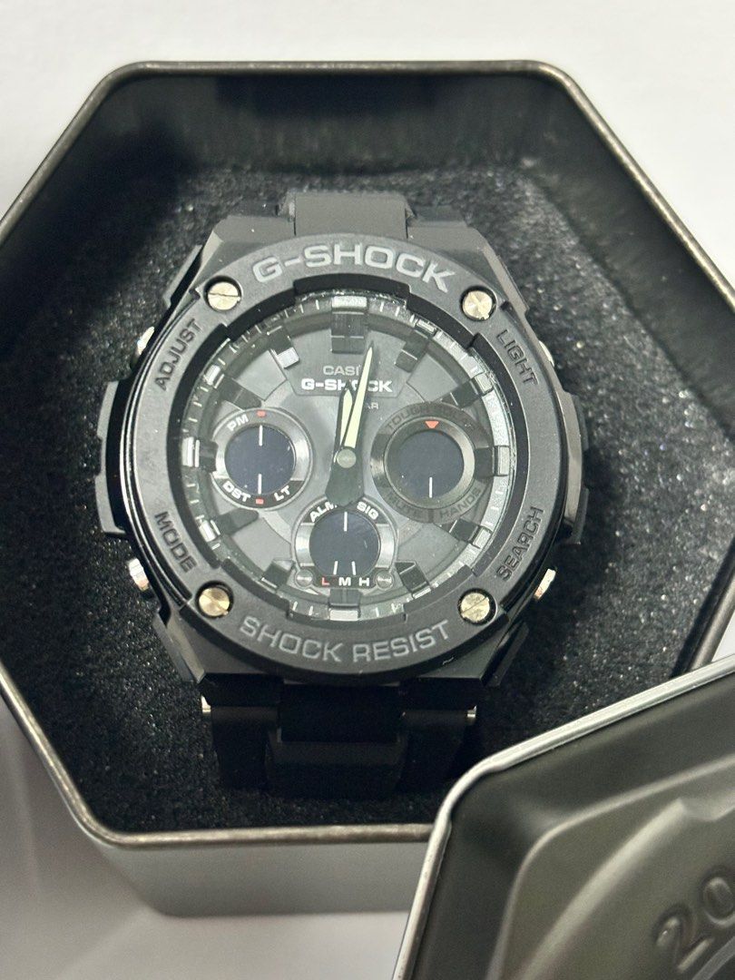 Casio G Shock GST S100G 1B Black Out Collection 2015 Men s