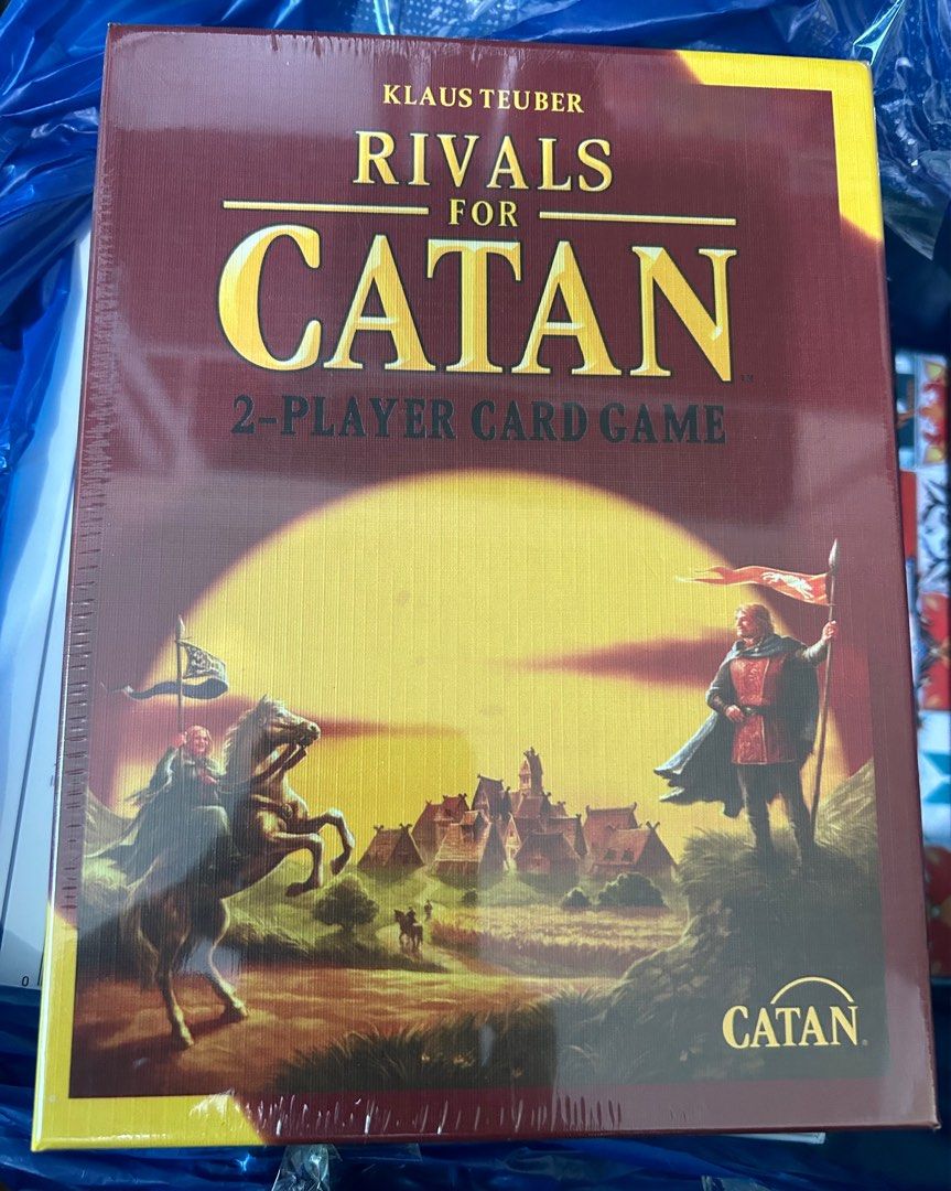CATAN - Board Games (Category: Board Games & Puzzles) located in Manila. Submitted by cozzyessentialshopph (Listing ID 1257254796, Image 1). Description: Item: CATAN - Board Games (3 kinds) ⭐️ Group players Prices: Trade Build Settle - P1,299 Catan Rivals 2 player Card Game - P850 25th anniversary Edition- P1,850 ⭐️ Fun and exciting interactive board game 💫 Description: - This extension requires catan to play - Allows for 1 - 2 more players to p