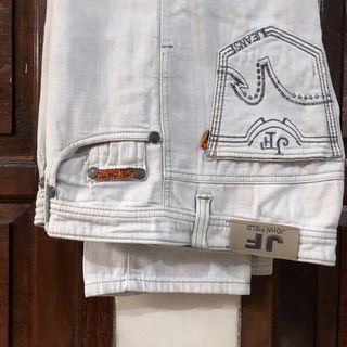 Celana jeans John Field wanita Abu muda puti
