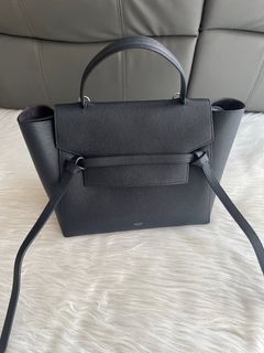 Celine Micro Belt Bag - Black, Luxury, Bags & Wallets on Carousell
