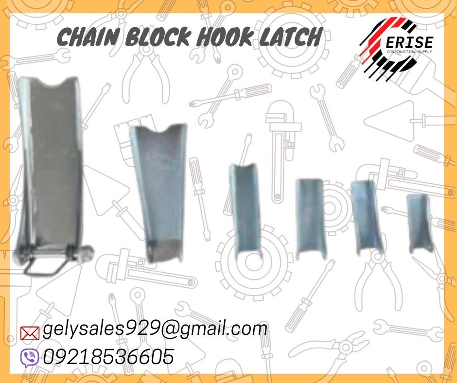 CHAIN BLOCK HOOK LATCH, Commercial & Industrial, Construction Tools