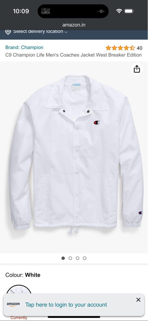 Champion life men's coaches jacket west breaker edition discount