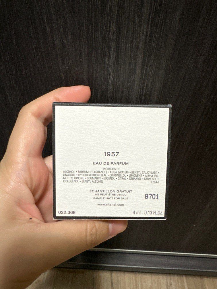 Chanel 1957 sample Q 4ml
