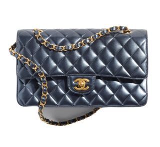 100+ affordable chanel blue flap For Sale, Bags & Wallets