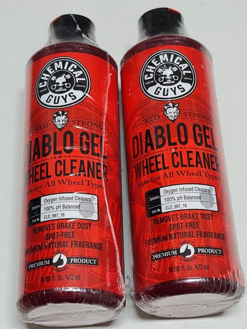 Chemical Guys Diablo Wheel Cleaner, Car Accessories, Accessories on  Carousell