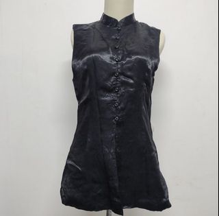 cheongsam top satin