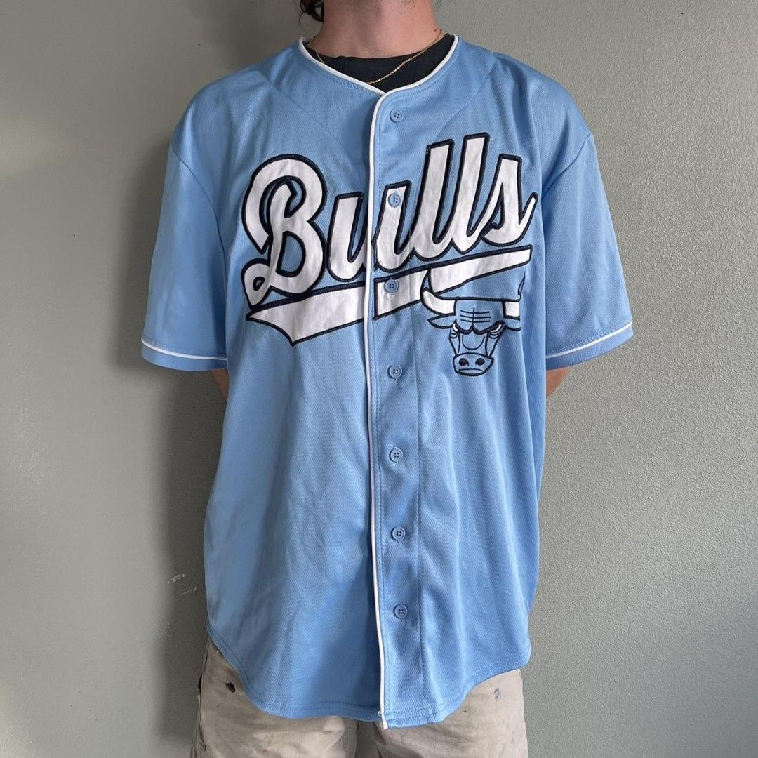 Chicago Bulls Baseball Jersey, Men's Fashion, Tops & Sets, Tshirts & Polo  Shirts on Carousell