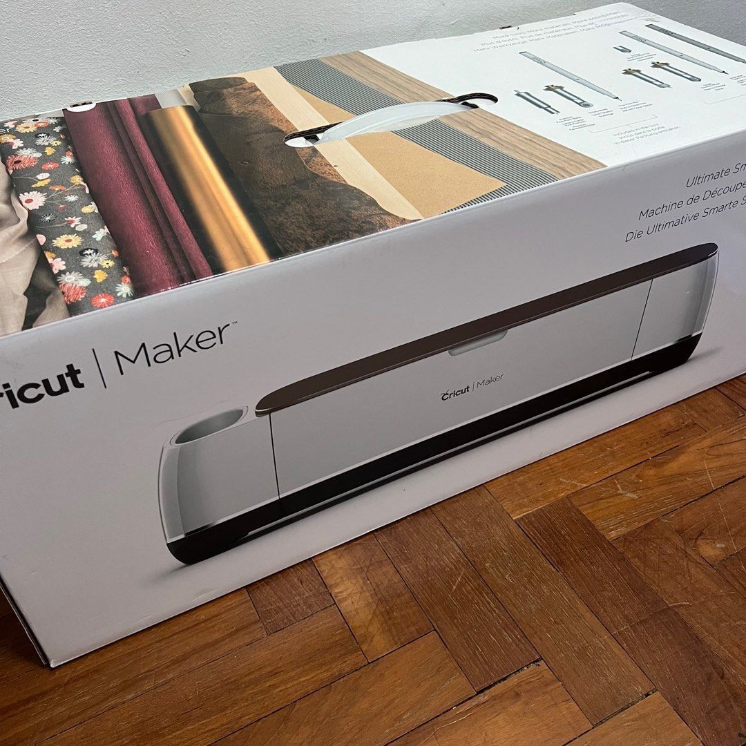 Cricut Maker - Smart Cutting Machine - With 10X Cutting Force, Cuts 300+  Materials, Create 3D Art, Home Decor, Bluetooth Connectivity, works with  iOS