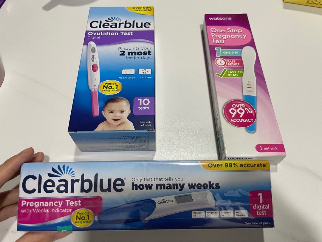 Clearblue Pregnancy Test Kit & Watsons Pregnancy Test Kit (Brand New