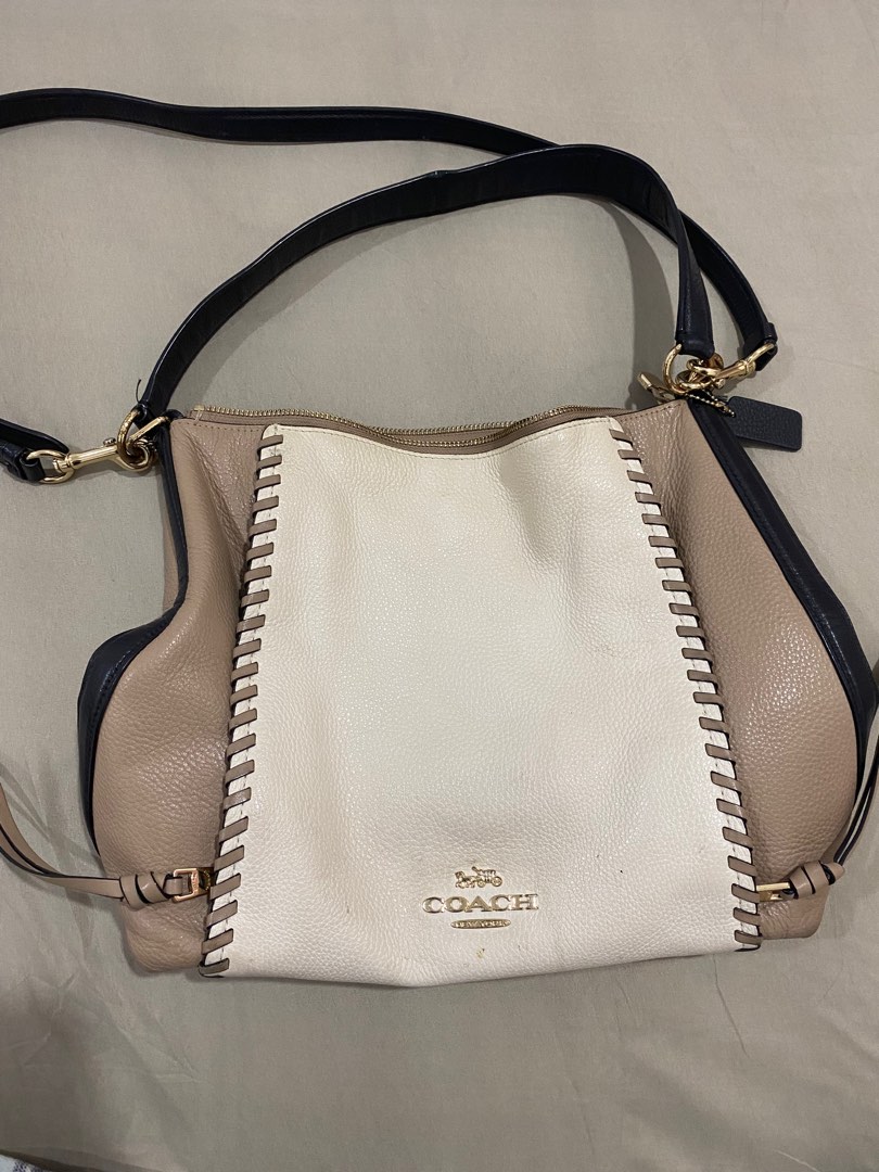 Authentic COACH Marlon Hobo in Colorblock