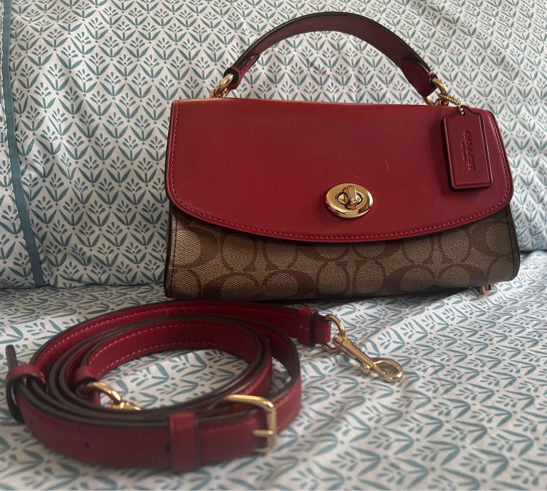 Tilly satchel 23 in signature canvas clearance