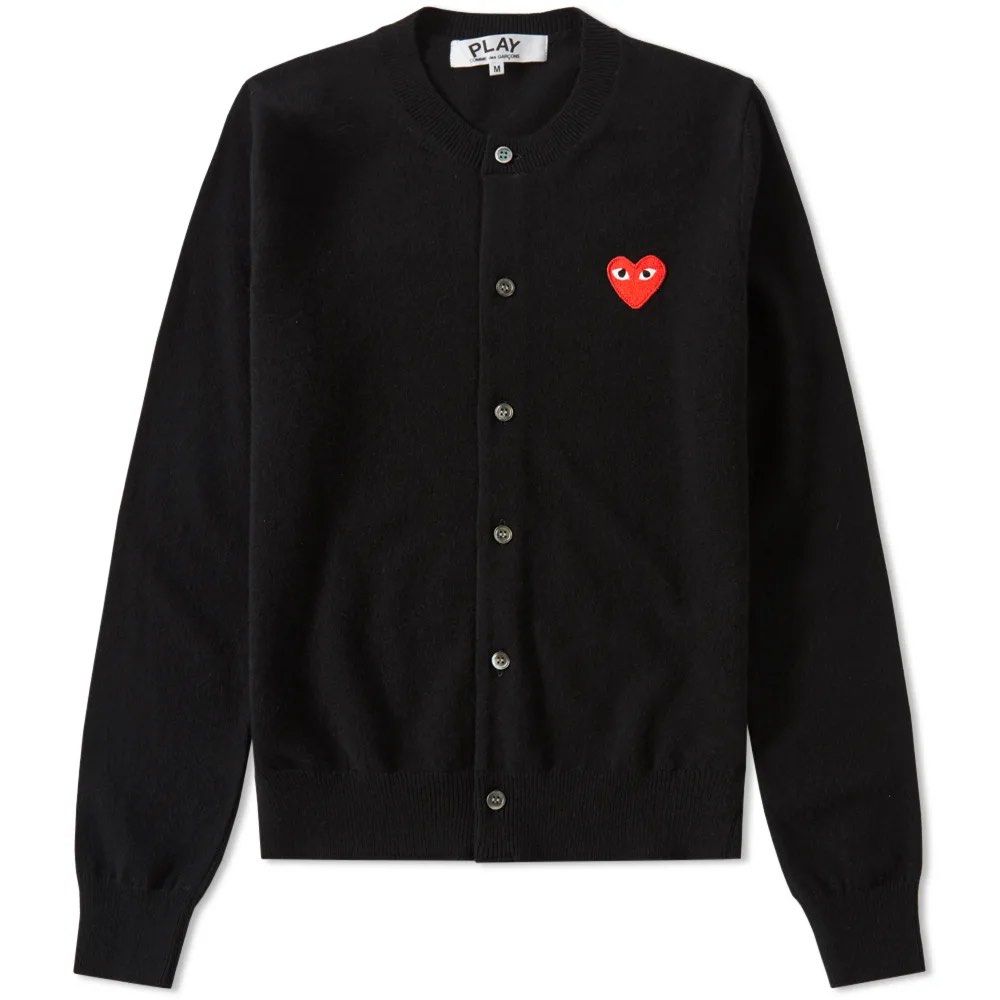 Cdg cheap black cardigan