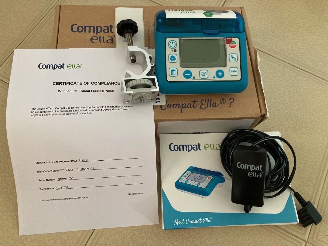 COMPAT ELLA Ethereal Feeding Pump & Infusion Stand, Health & Nutrition