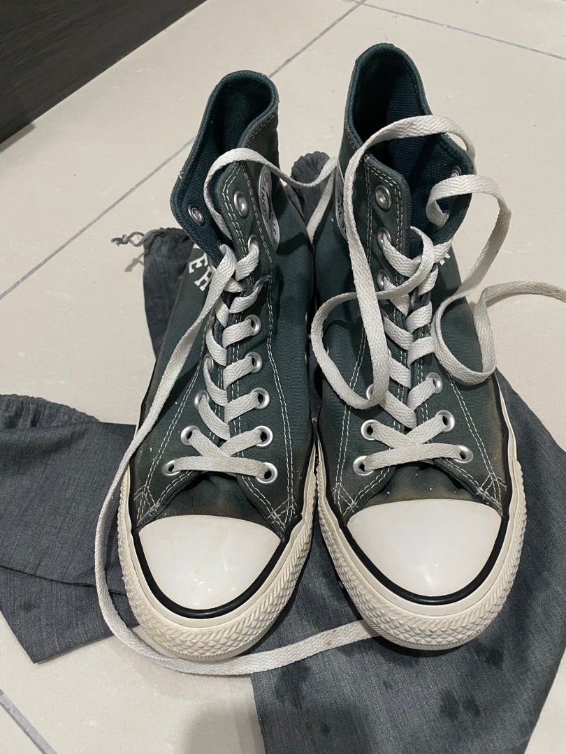 Converse high cut emerald green Men s Fashion Footwear Sneakers