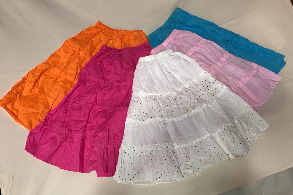 Girls cotton skirts top