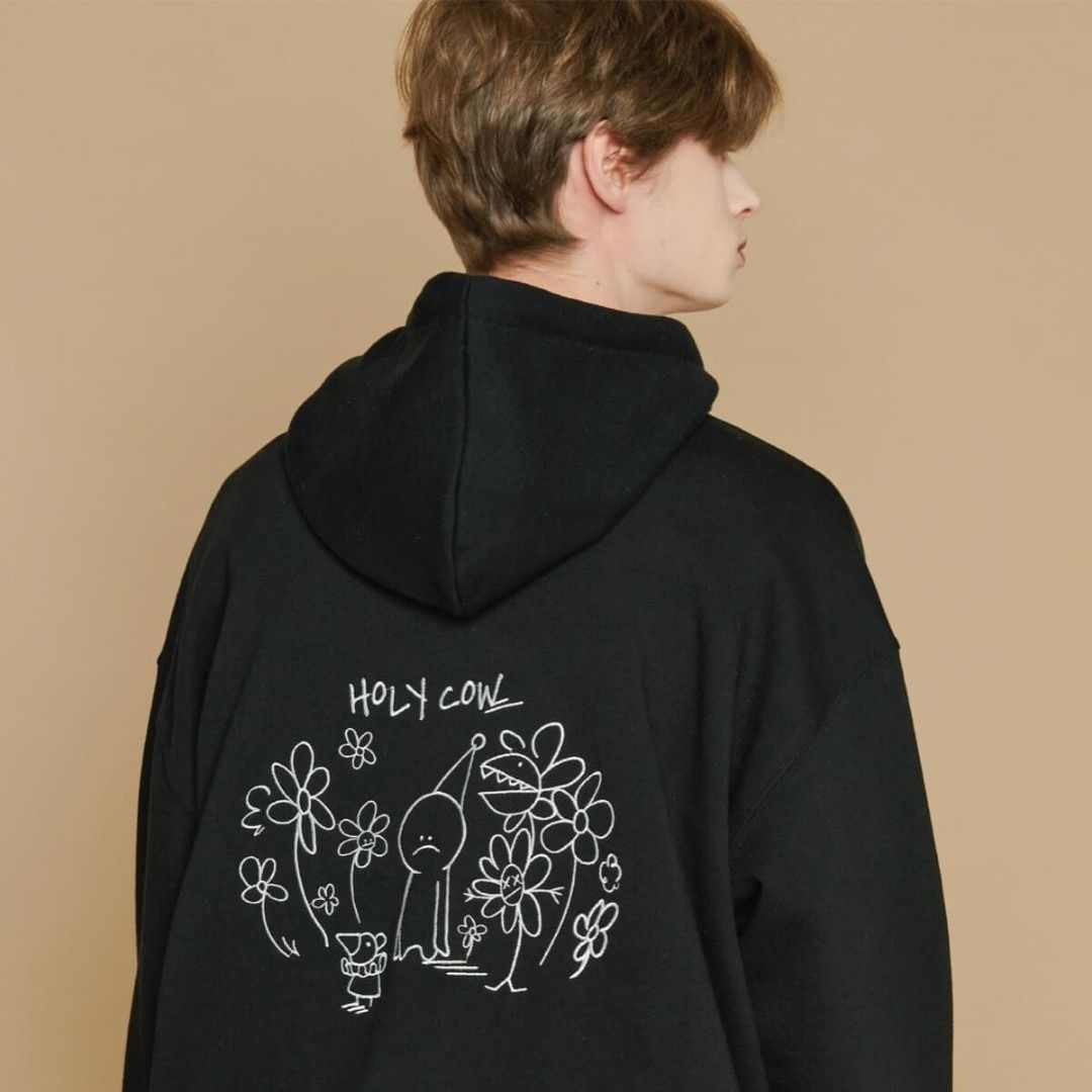 CPGN Studio Holy Cow Oversized Hoodie Men s Fashion Coats